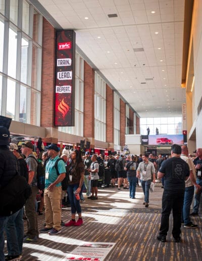 Visitors and Vendors Outside the Convention Floor at FDIC 2024