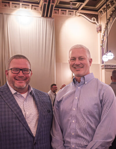 From Left to Right: Neal Dixon and David Eatmon at Rosenbauer Dealer Appreciation Dinner